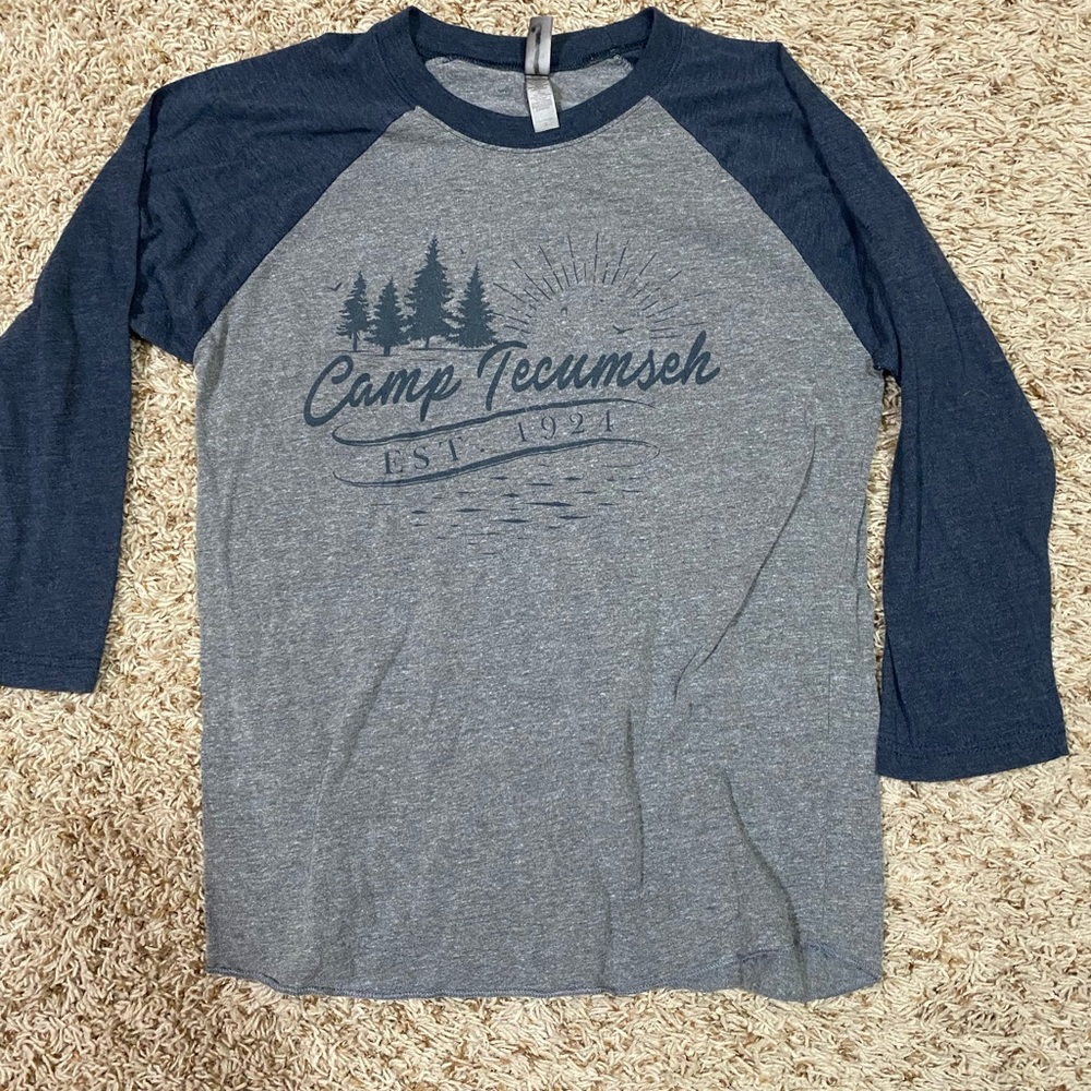 Camp Tecumseh quarter/long sleeve tee.